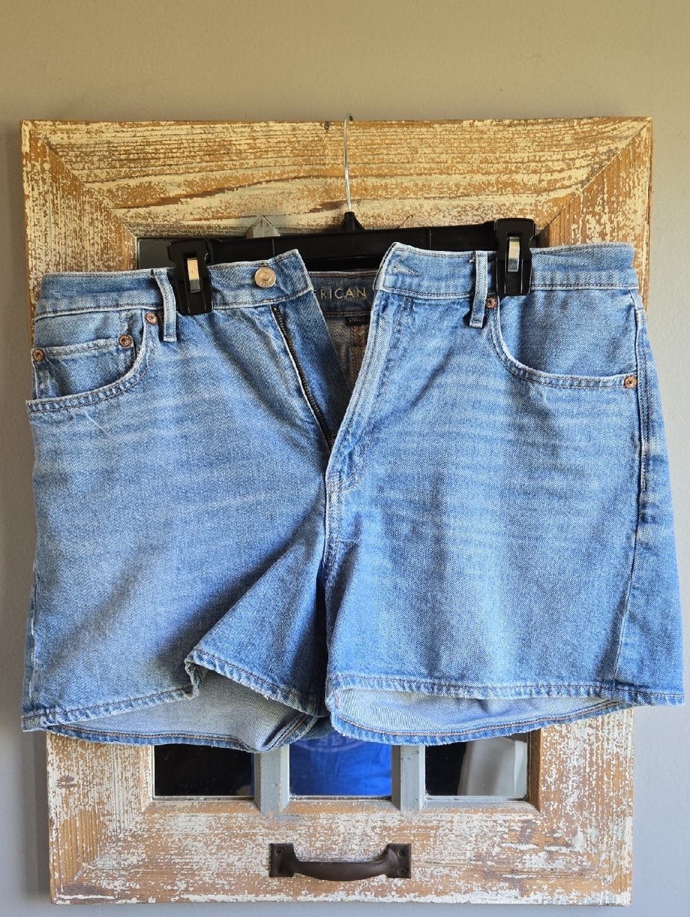 Light Wash Denim Shorts